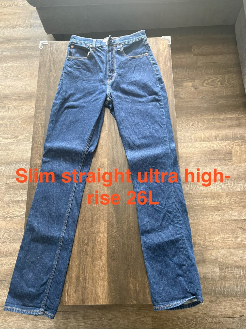 Abercrombie Women’s Slim Straight Ultra High-Rise Jeans - 26 Long